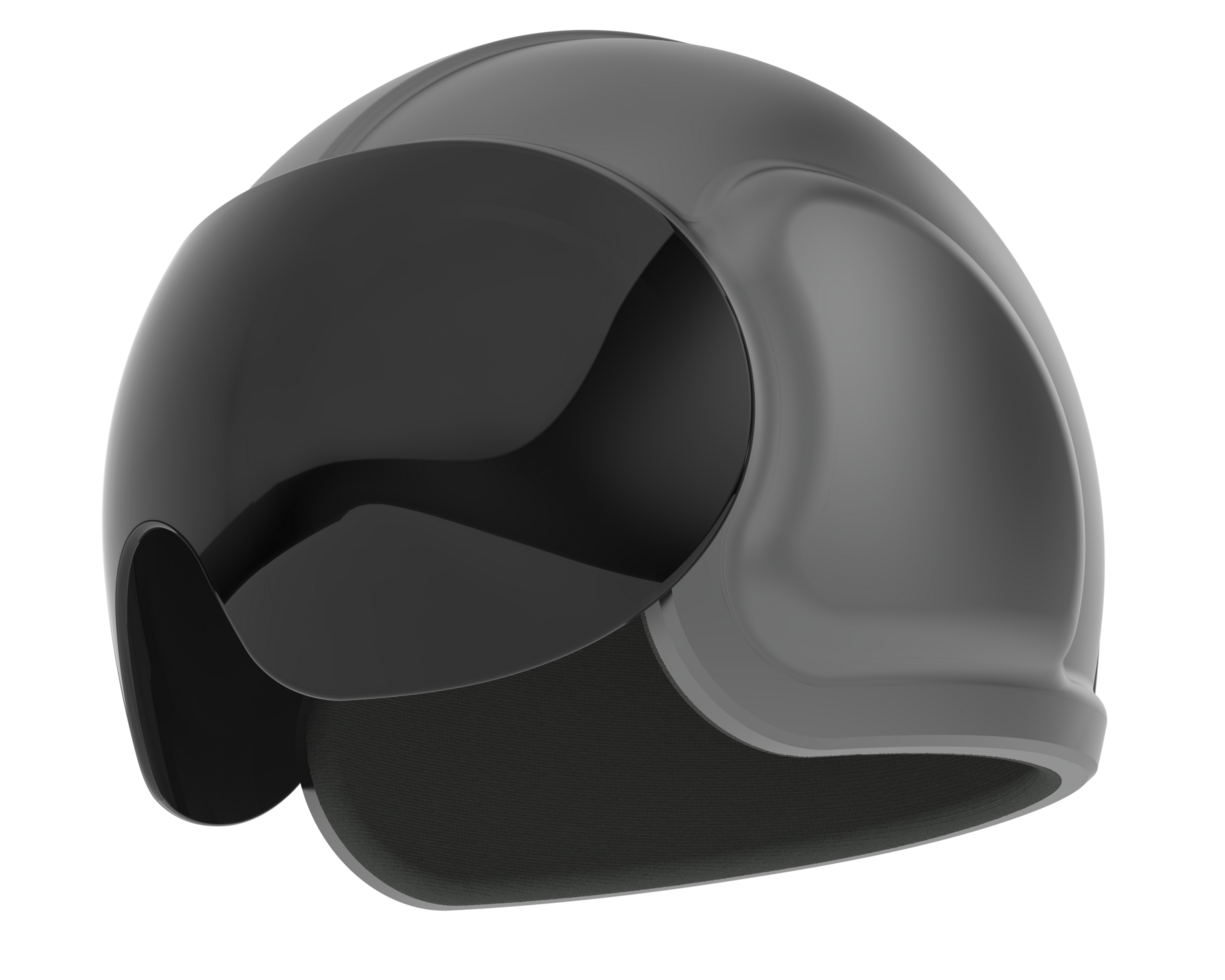 Pilot helmet isolated on background. 3d rendering - illustration png