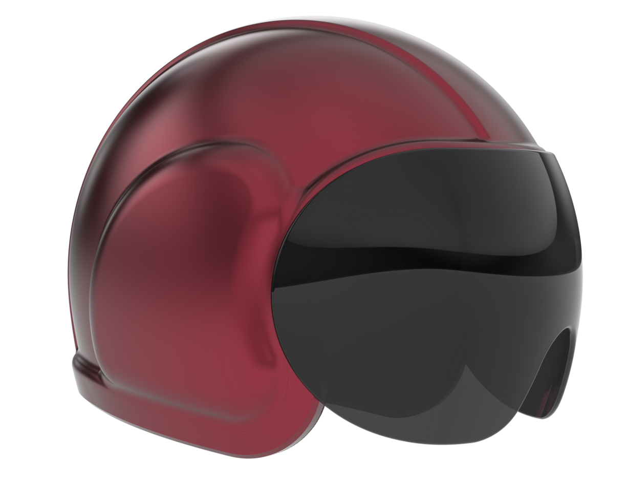 Pilot helmet isolated on background. 3d rendering - illustration png