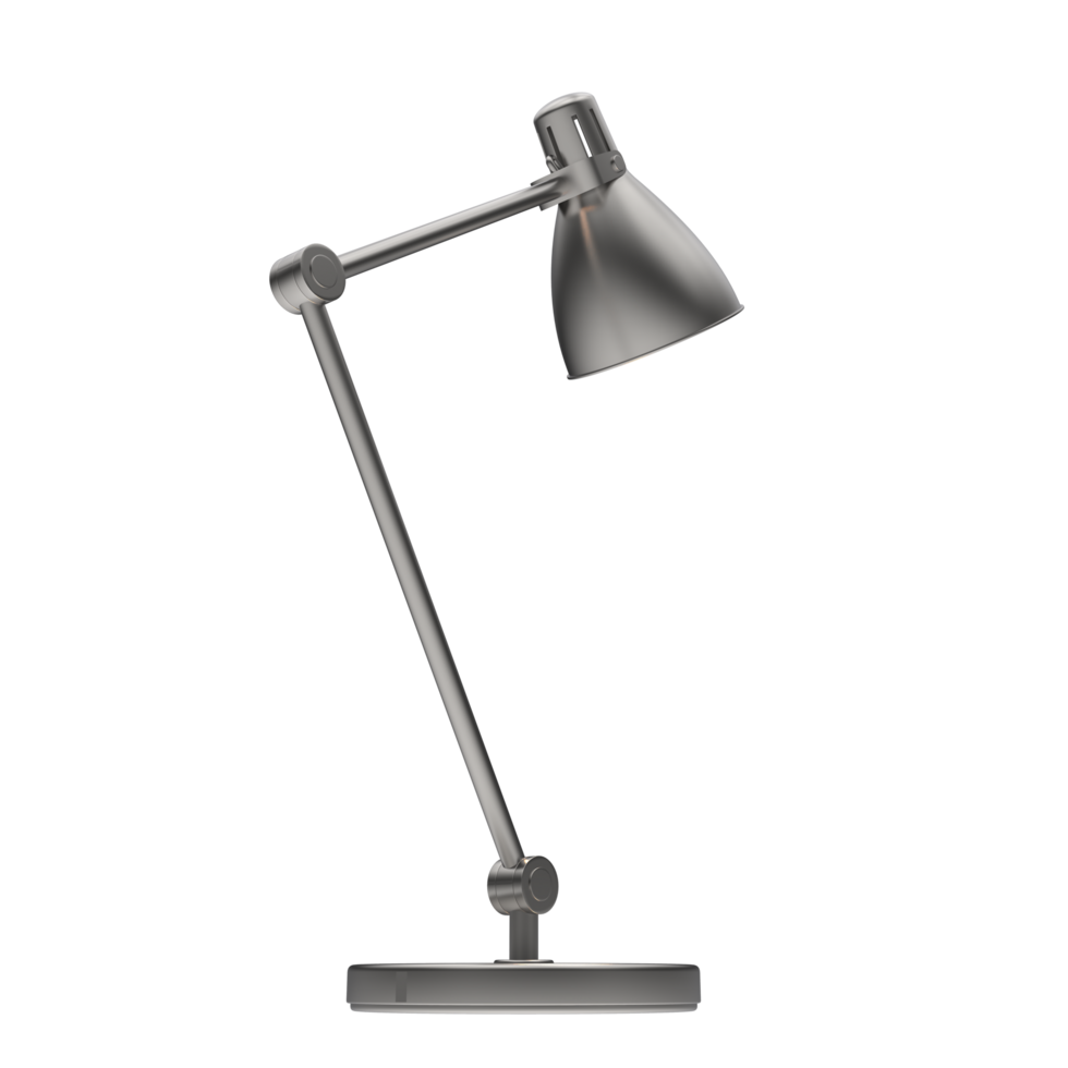 modern skrivbord lampa isolerat på bakgrund. 3d tolkning - illustration png