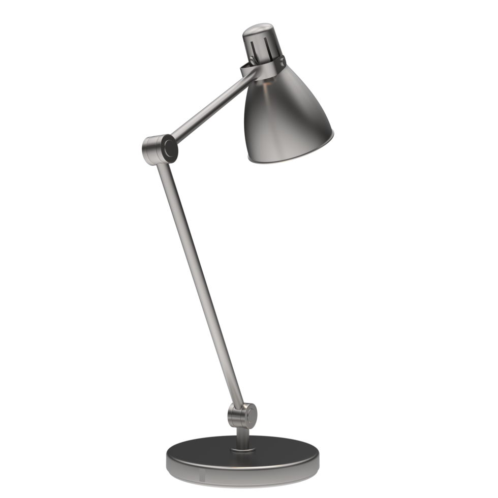 Modern desk lamp isolated on background. 3d rendering - illustration png