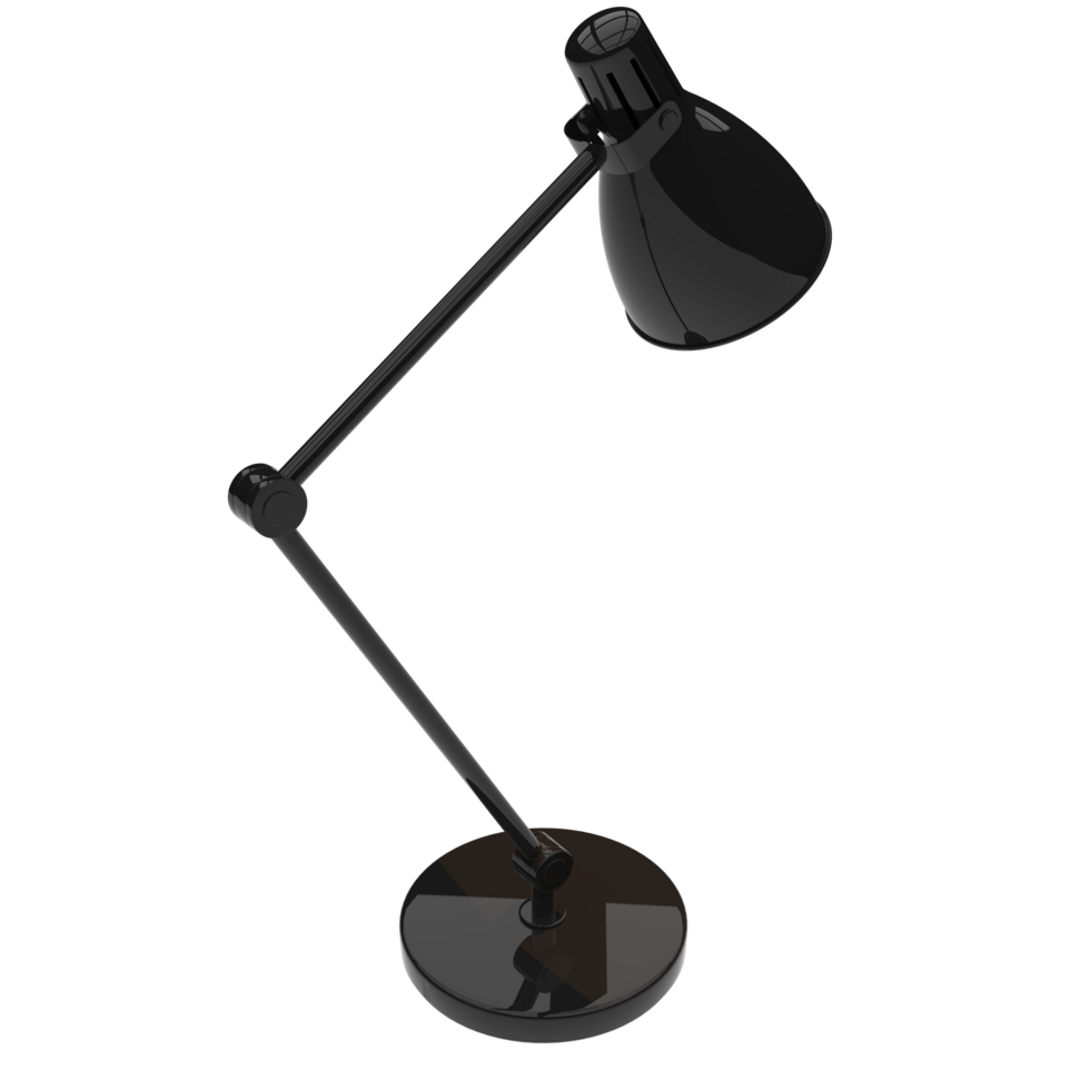 Modern desk lamp isolated on background. 3d rendering - illustration png