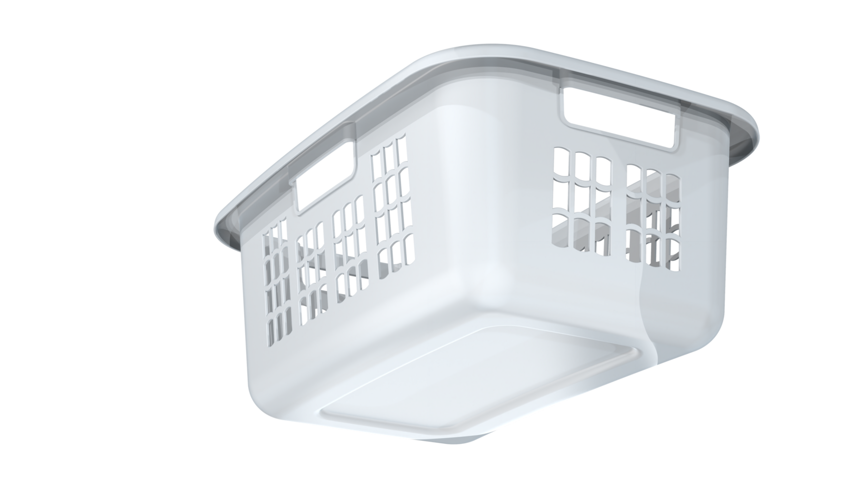 Laundry basket isolated on background. 3d rendering - illustration png