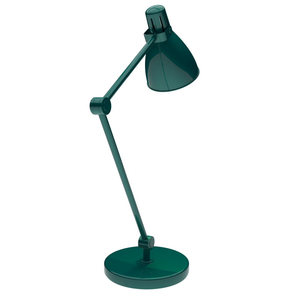 modern skrivbord lampa isolerat på bakgrund. 3d tolkning - illustration png