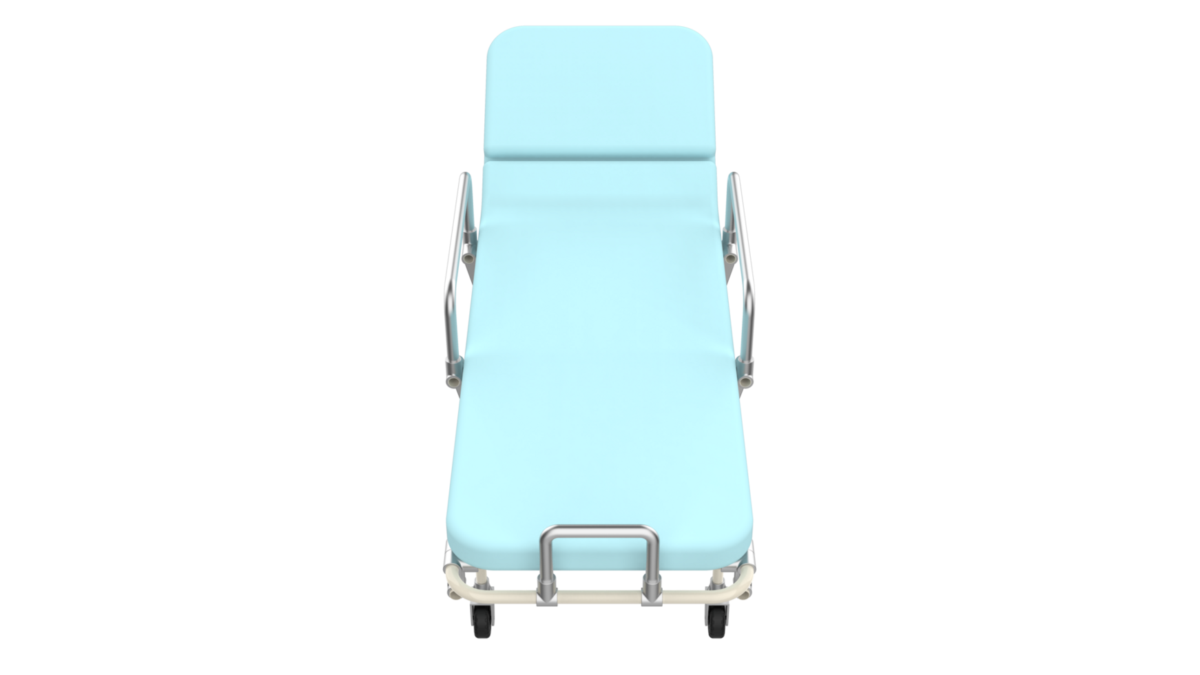 Medical stretcher isolated on background. 3d rendering - illustration png