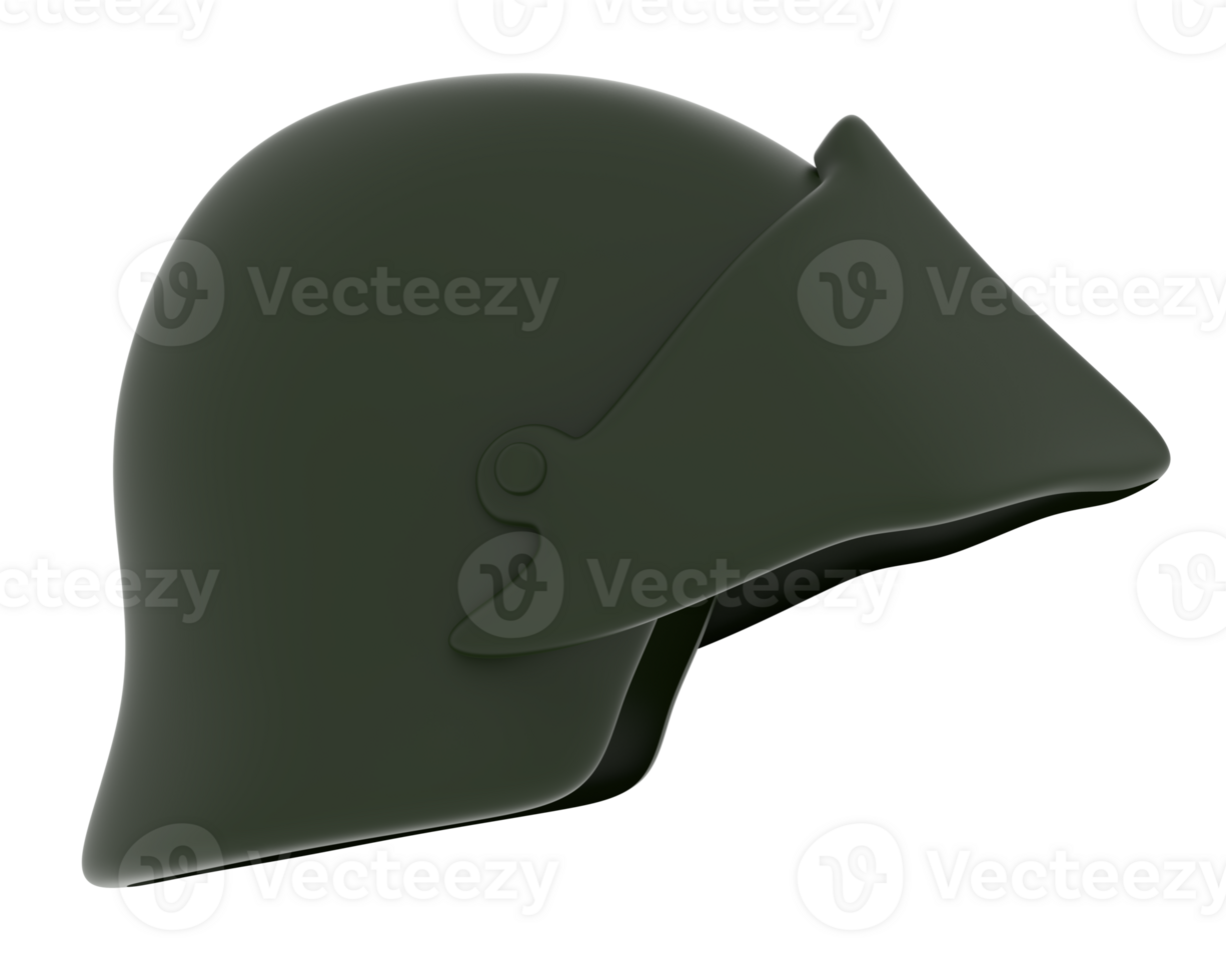 Medieval helmet isolated on background. 3d rendering - illustration png