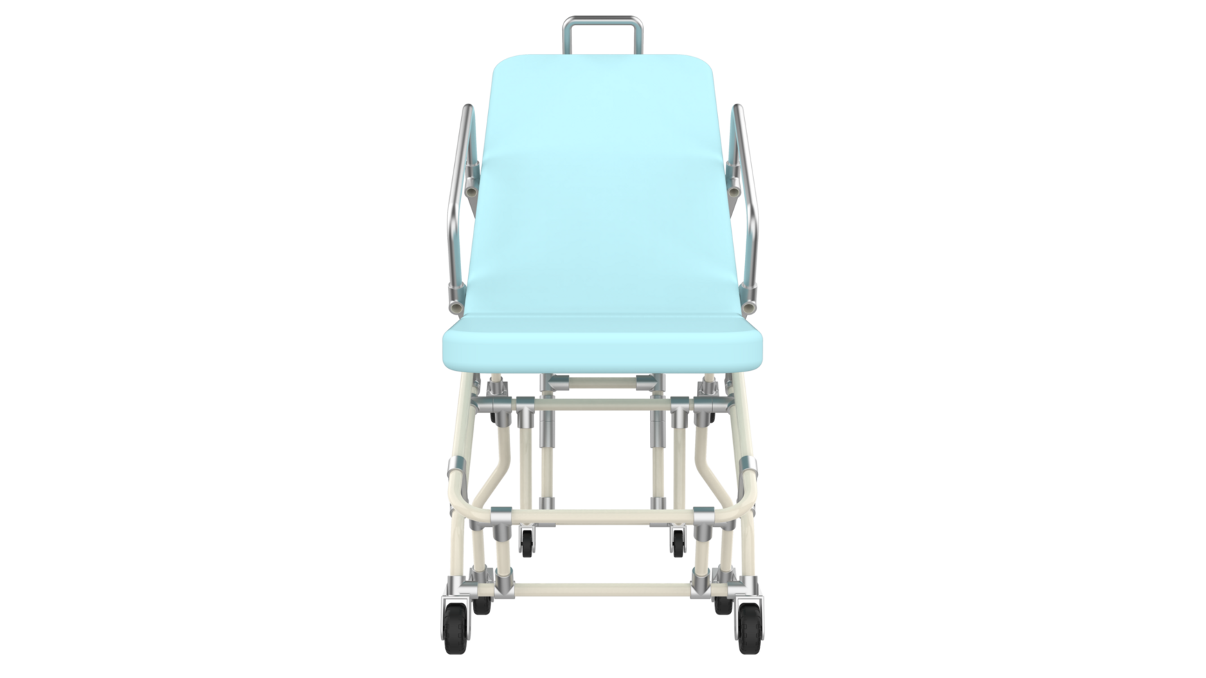 Medical stretcher isolated on background. 3d rendering - illustration png