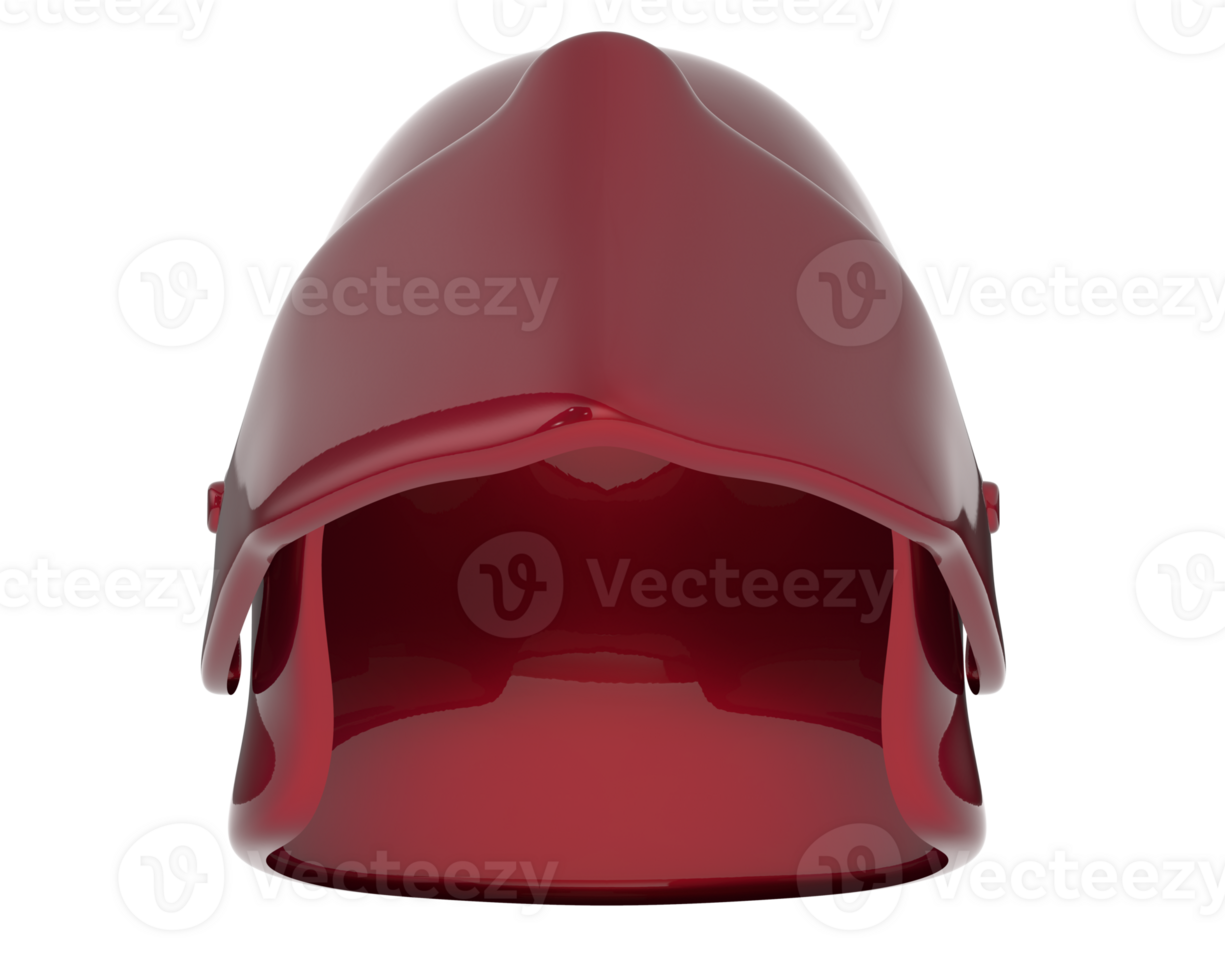 Gladiator helmet isolated on background. 3d rendering illustration