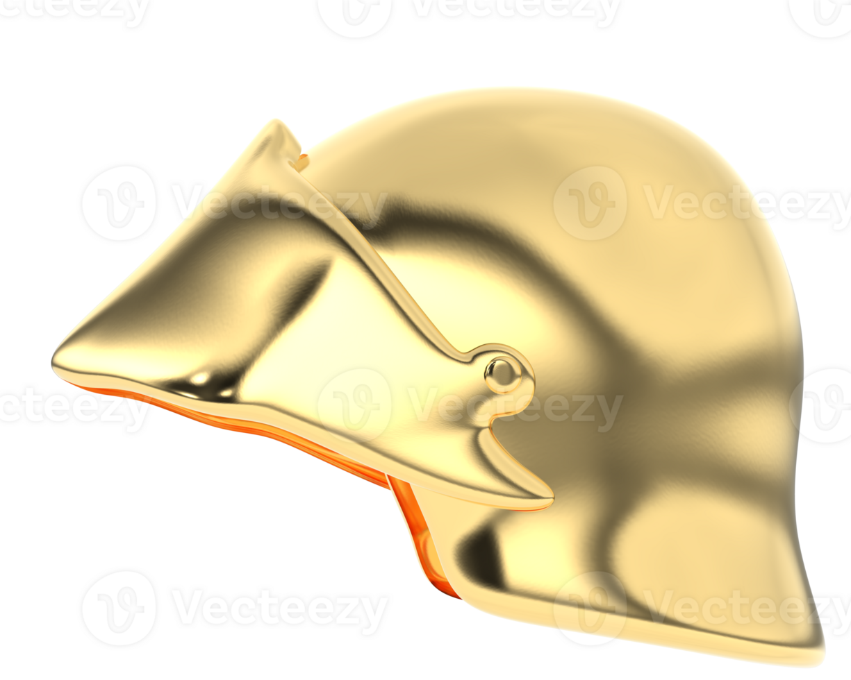 gladiador casco aislado en antecedentes. 3d representación - ilustración png