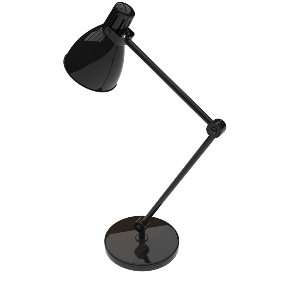 Modern desk lamp isolated on background. 3d rendering - illustration png