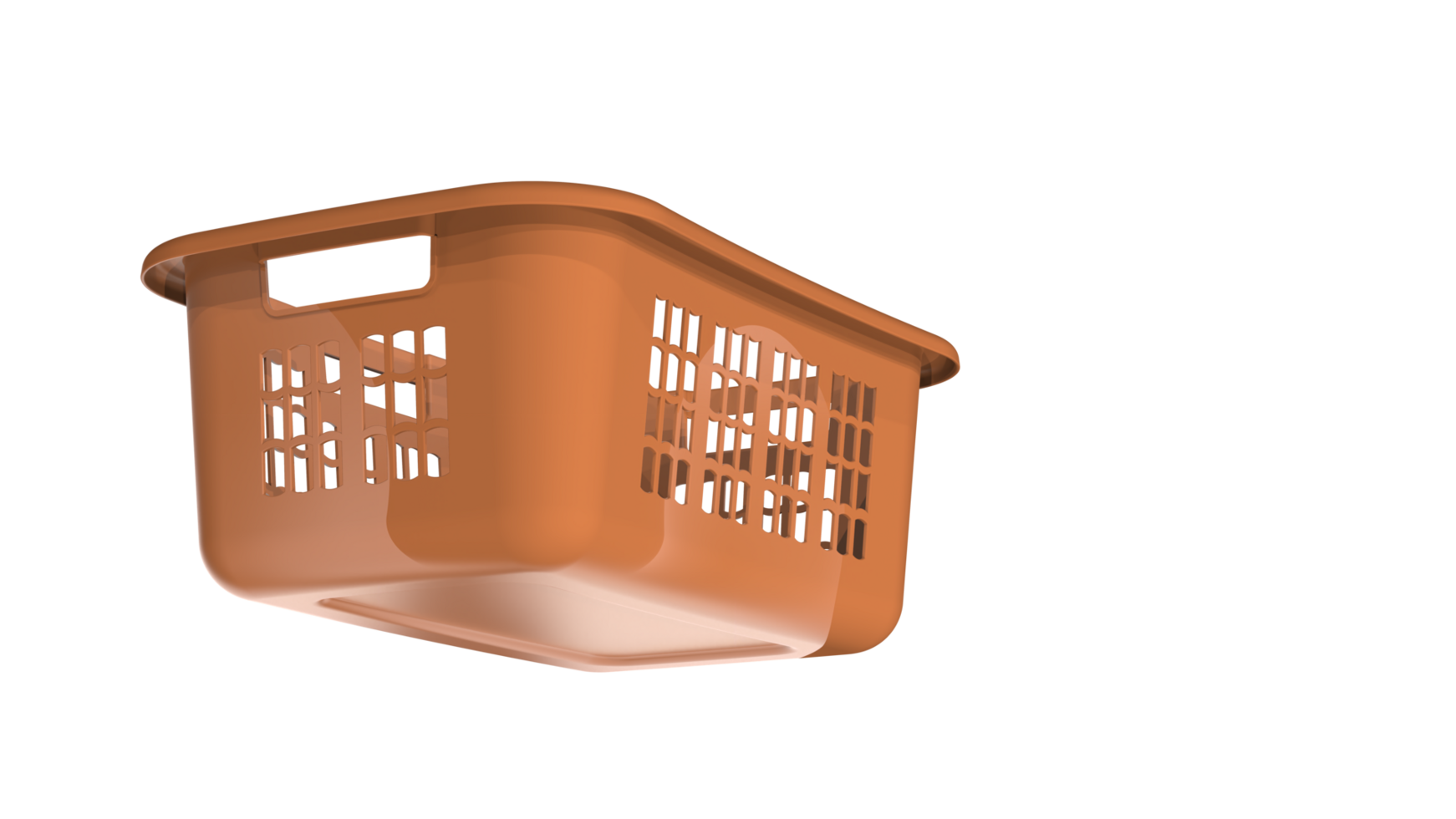 lavanderia cestino isolato su sfondo. 3d interpretazione - illustrazione png