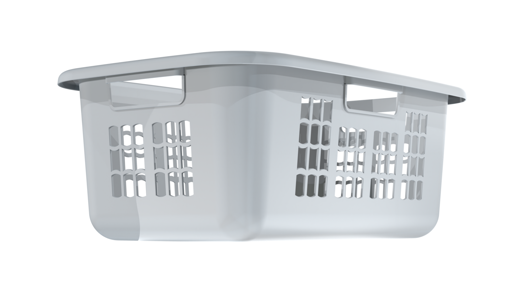 Laundry basket isolated on background. 3d rendering - illustration png