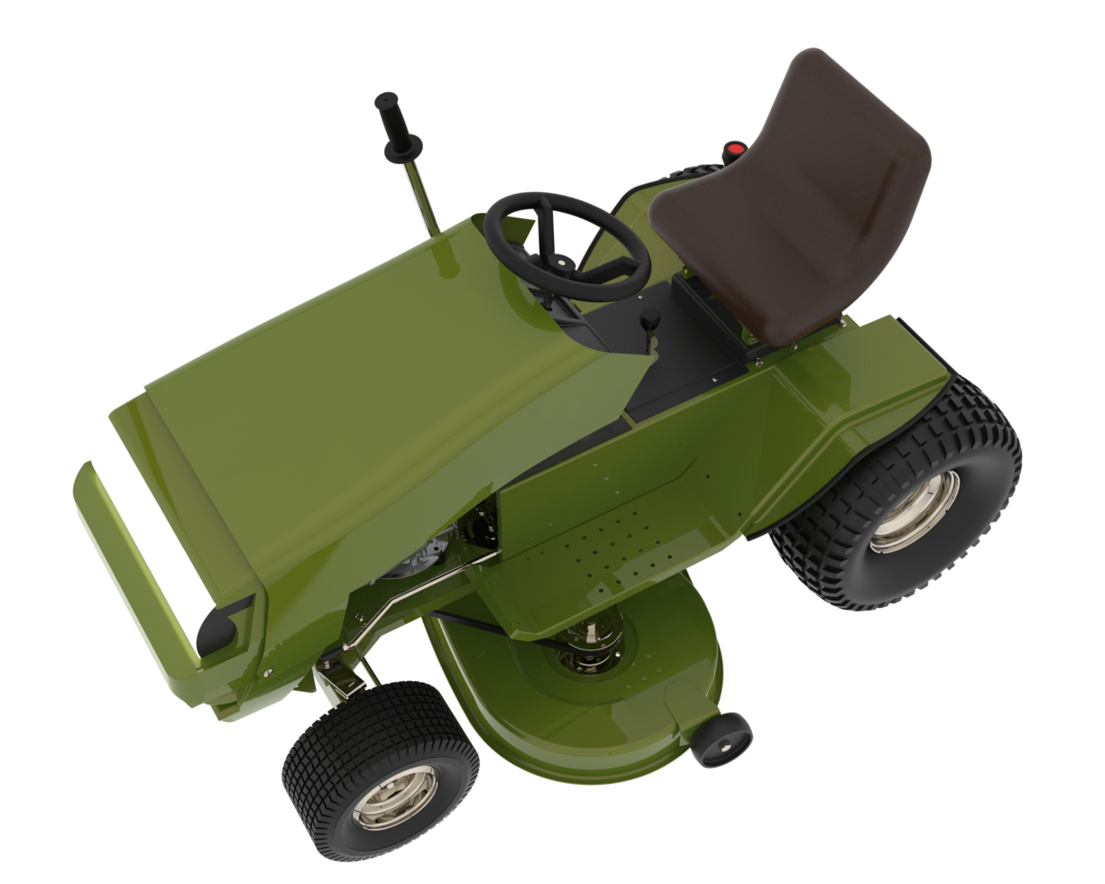 Grass cutter isolated on background. 3d rendering - illustration png