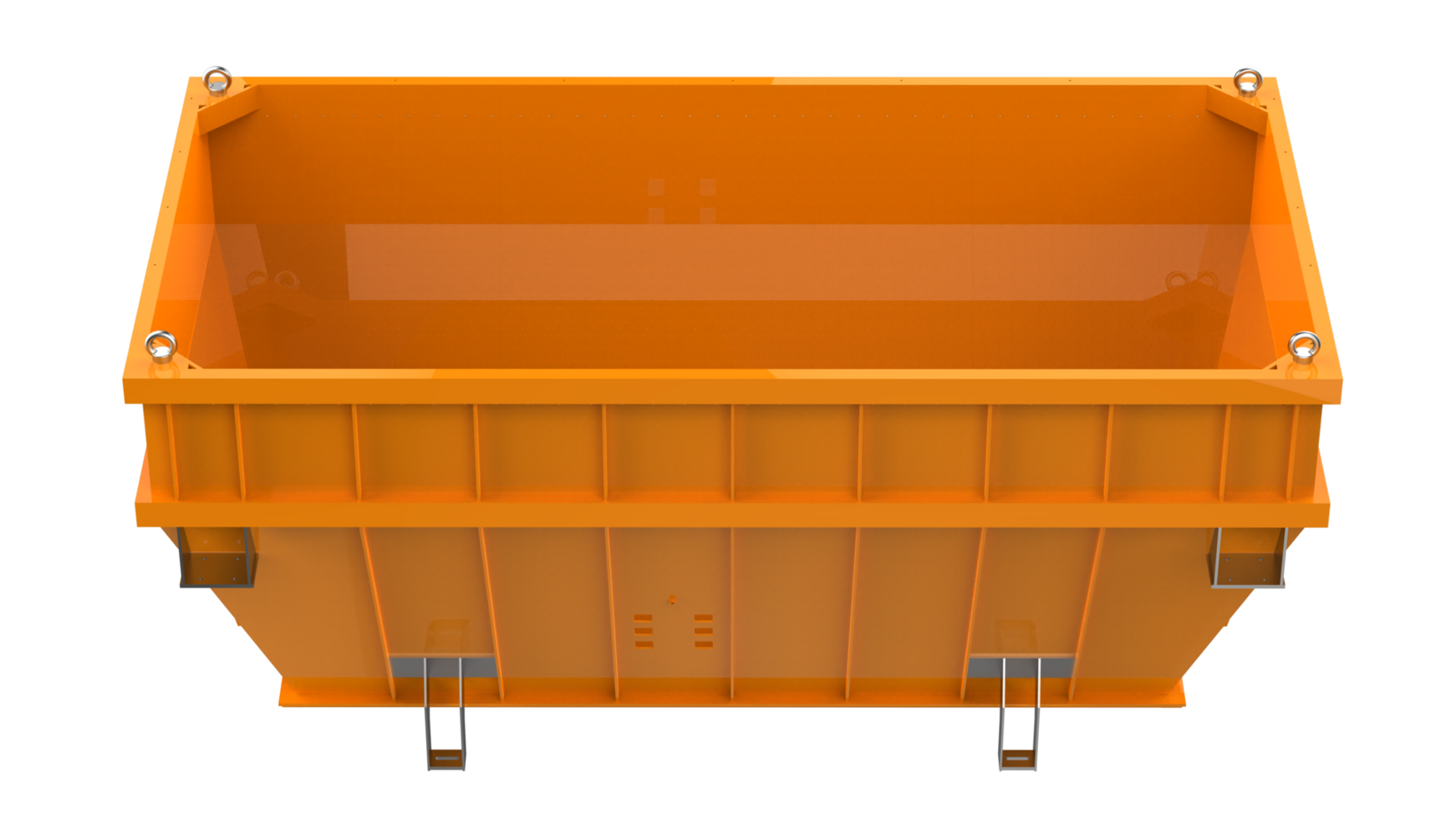 industriale imbuto avvicinamento scena isolato su sfondo. 3d interpretazione - illustrazione png