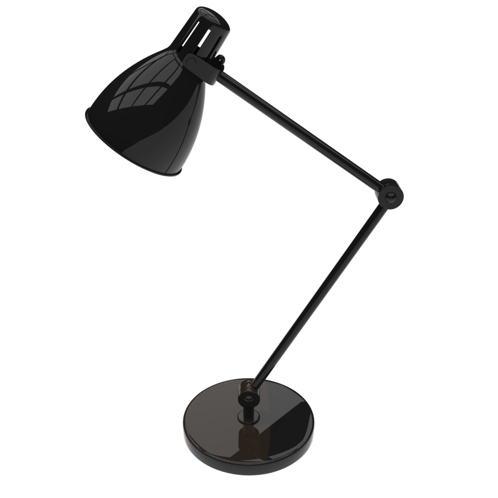 Modern desk lamp isolated on background. 3d rendering - illustration png