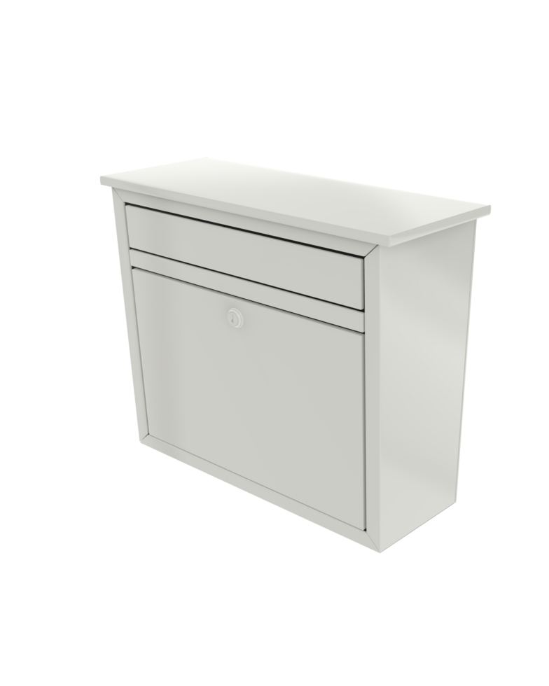 Mail box isolated on background. 3d rendering - illustration png