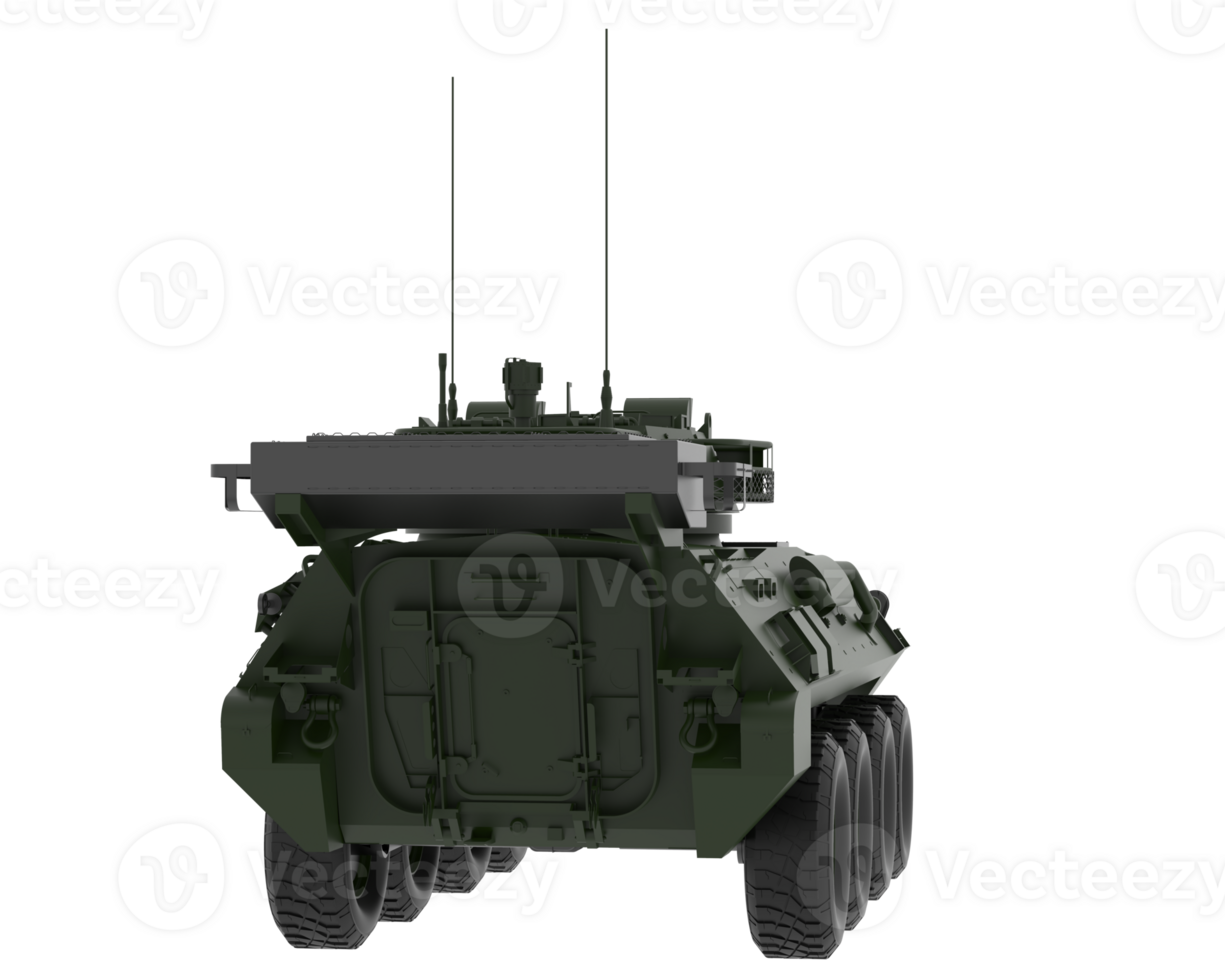 guerra veicolo isolato su sfondo. 3d interpretazione - illustrazione png