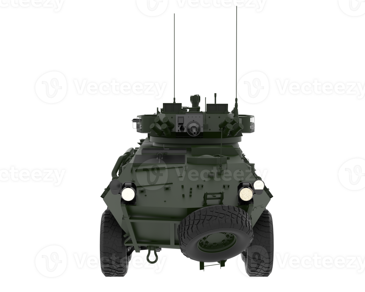 guerra veicolo isolato su sfondo. 3d interpretazione - illustrazione png