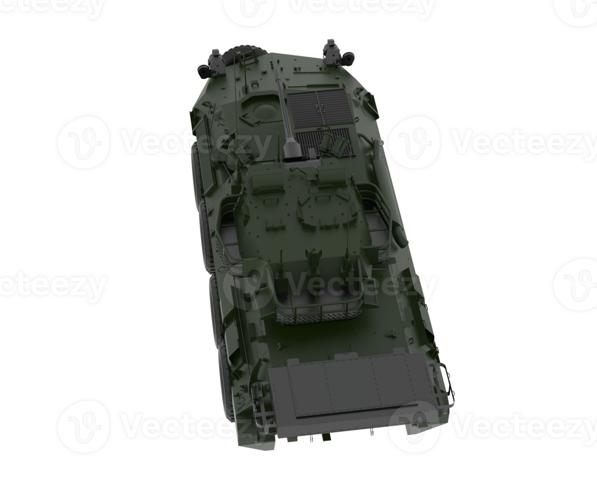 guerra veicolo isolato su sfondo. 3d interpretazione - illustrazione png