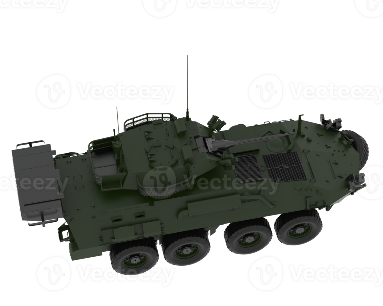 guerra vehículo aislado en antecedentes. 3d representación - ilustración png