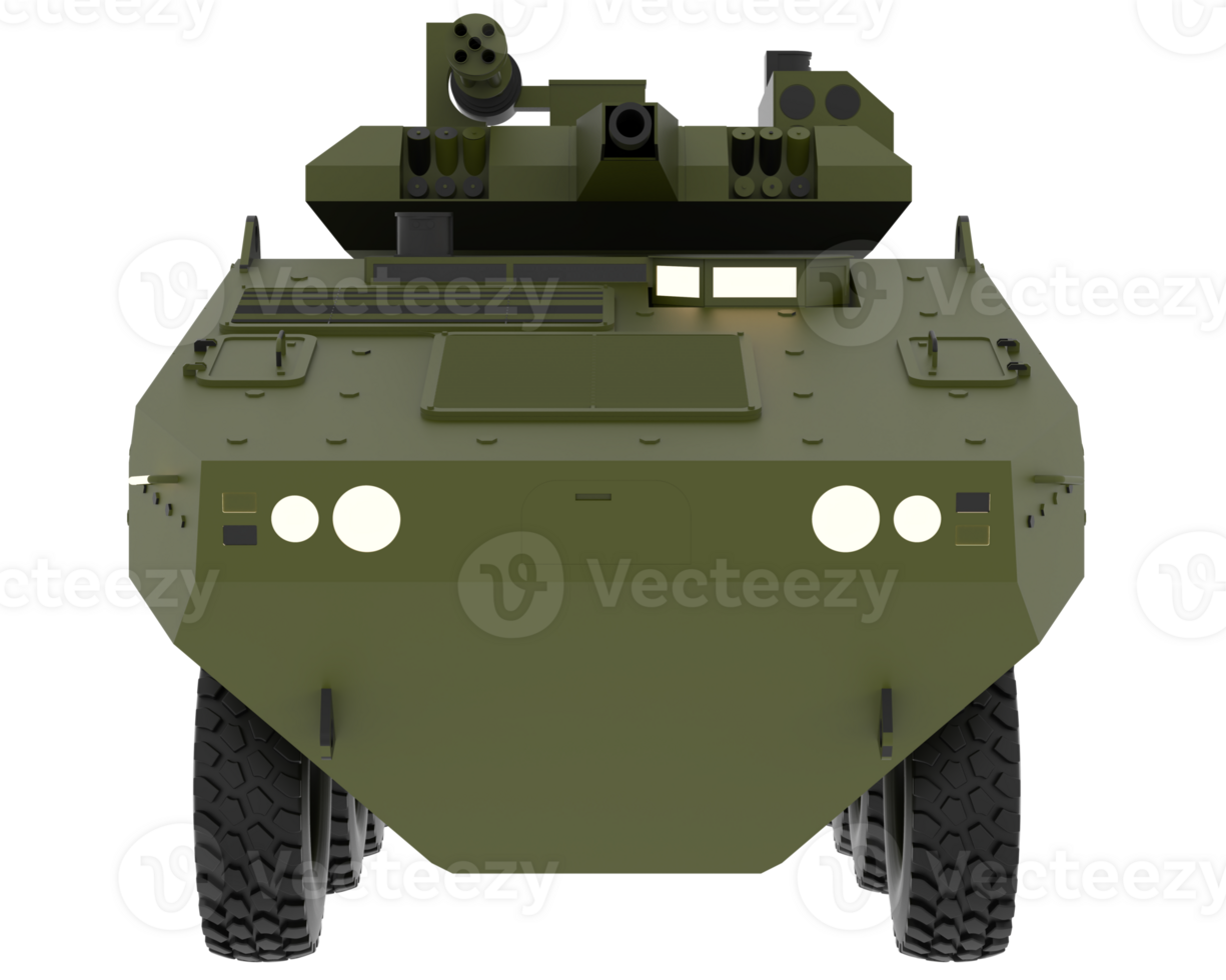 War vehicle isolated on background. 3d rendering - illustration png