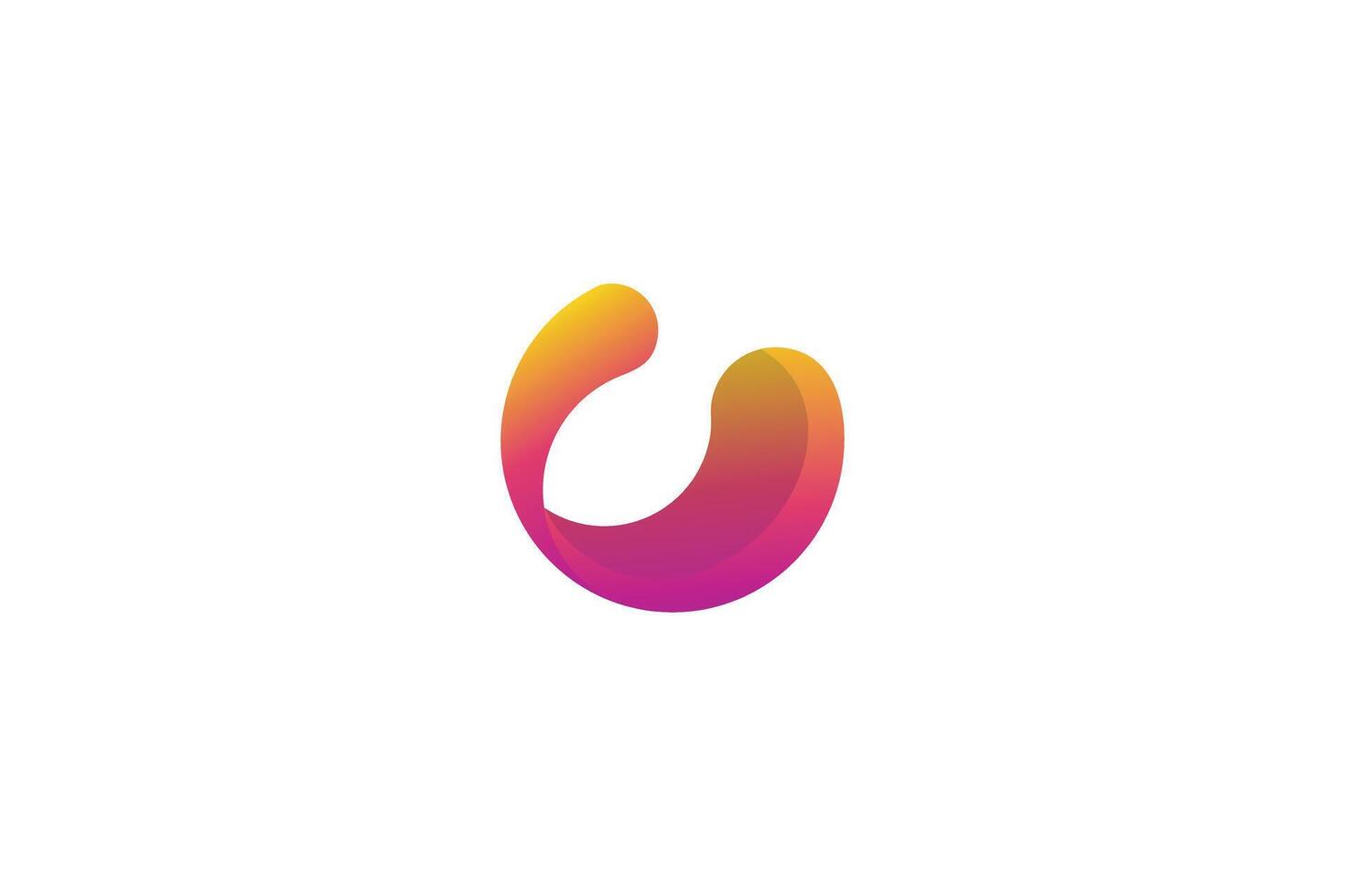 global logo design with gradient  logo concept vector