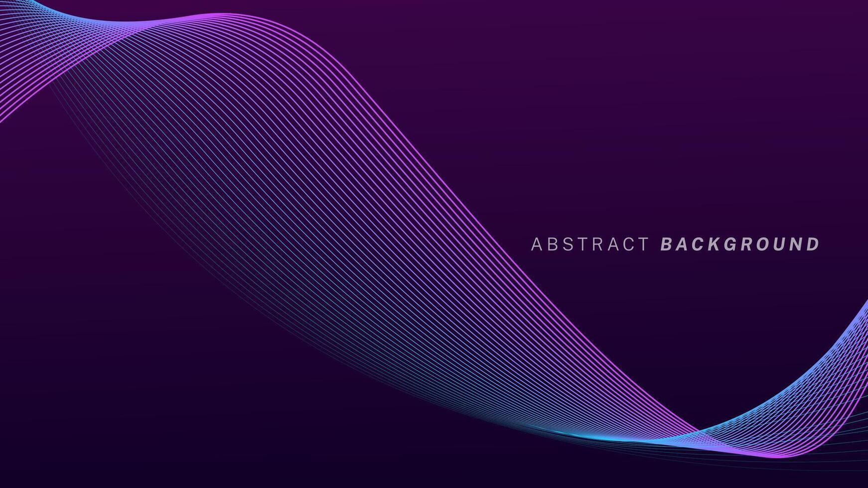 Futuristic abstract background Violet color with lines waves. Purple Color Technology Concept Background. Suitable for banners, wallpapers, posters, covers. vector