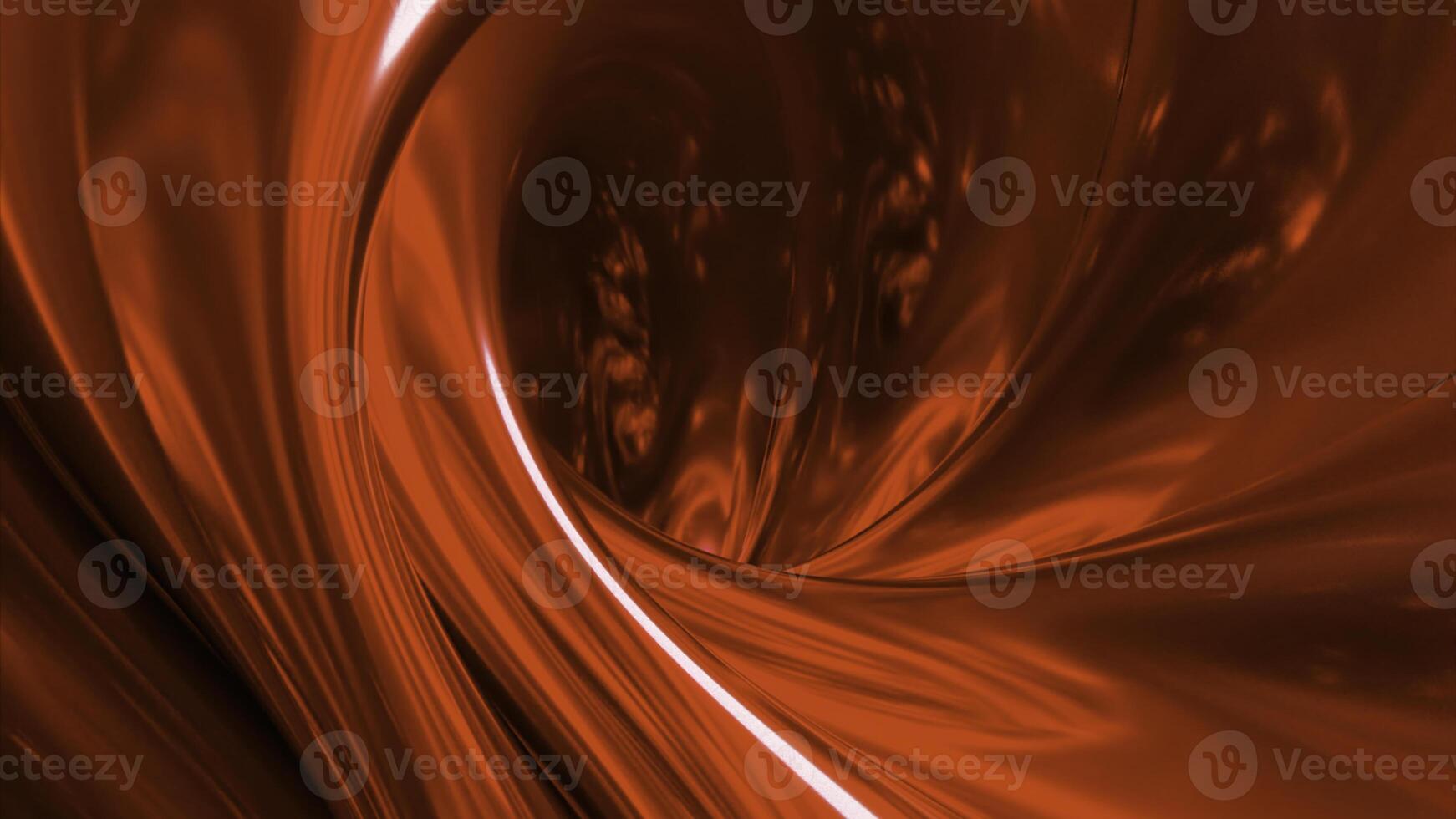 Moving tunnel of swirling liquid. Design. 3D tunnel with swirling dense liquid. Dense colored liquid swirls in tunnel photo