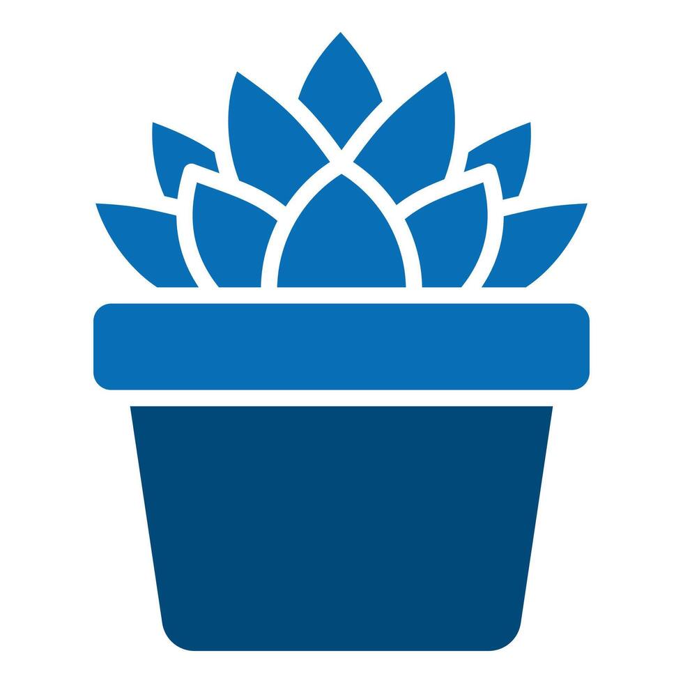 Succulents icon line vector illustration