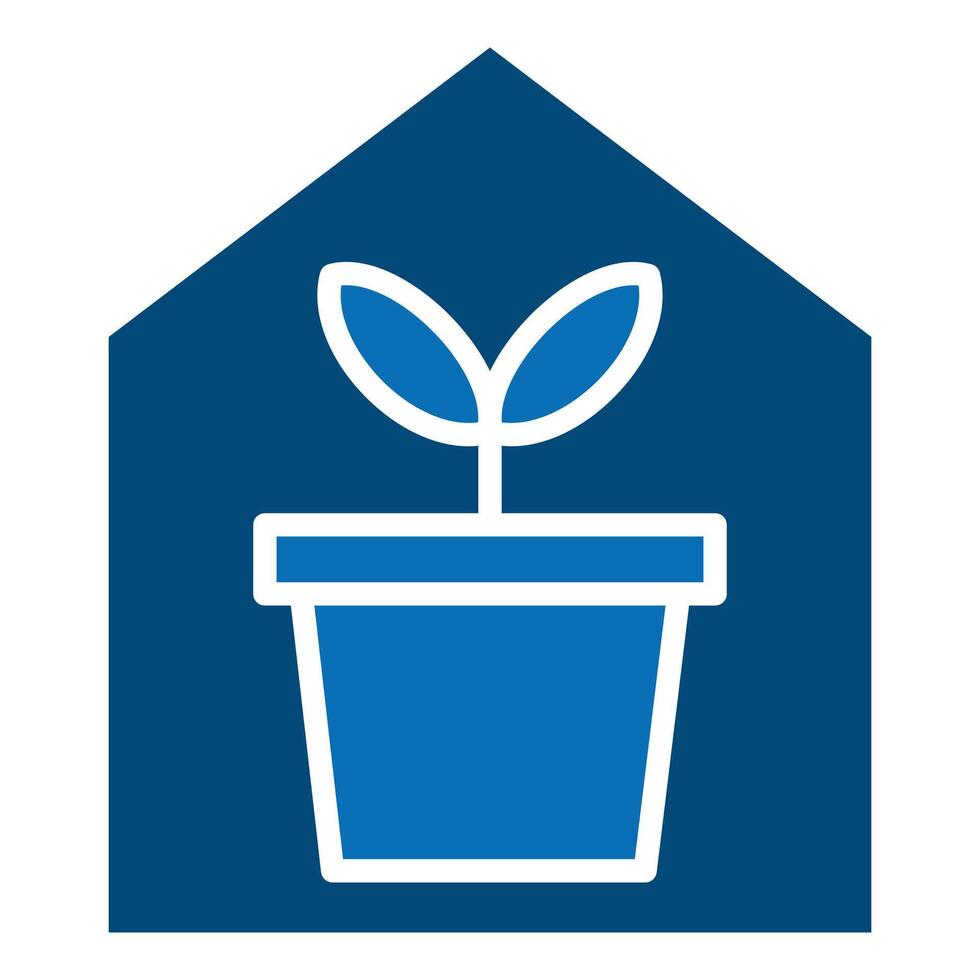 Indoor Planting icon line vector illustration