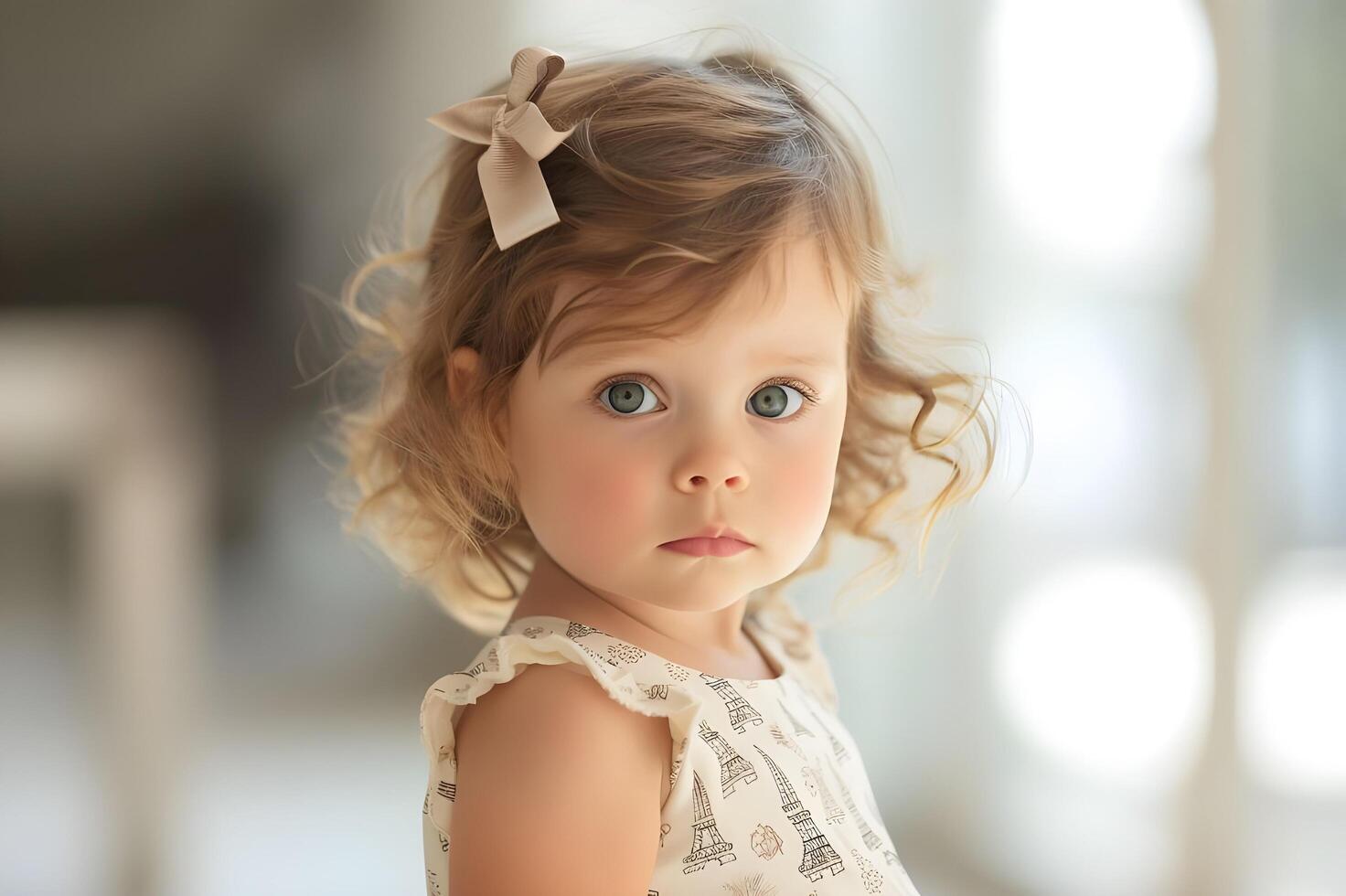 AI generated Banner-Perfect Little Fashion Icons Trendy Parisian-Inspired Kids' Outfits photo