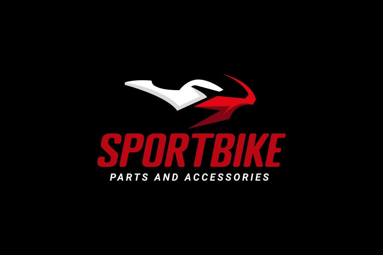 sportbike logo vector icon illustration