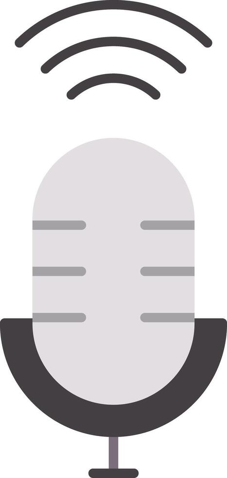 Voice Assistant Flat Icon vector