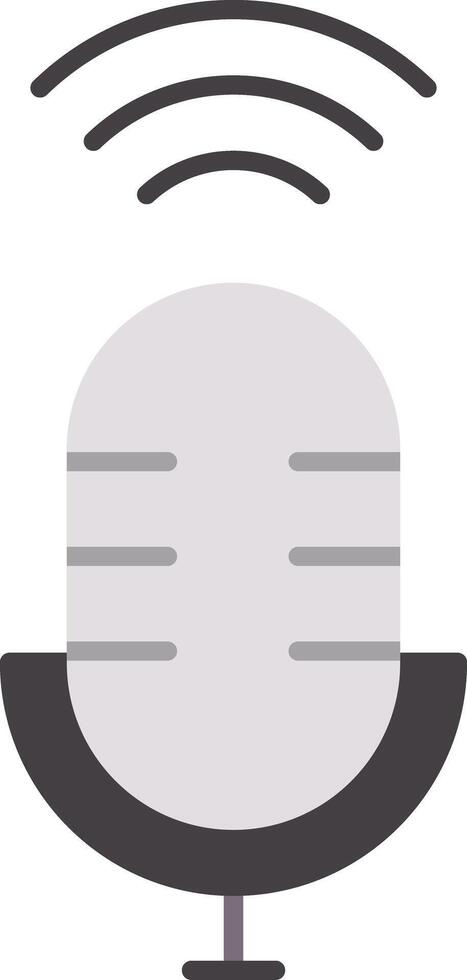 Voice Assistant Flat Icon vector