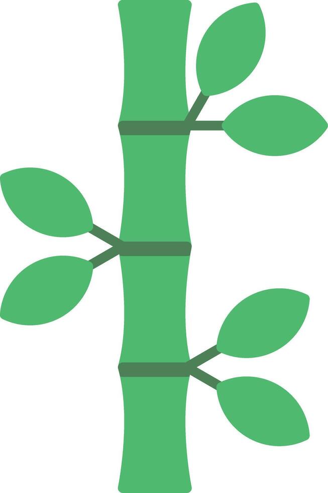 Bamboo Flat Icon vector