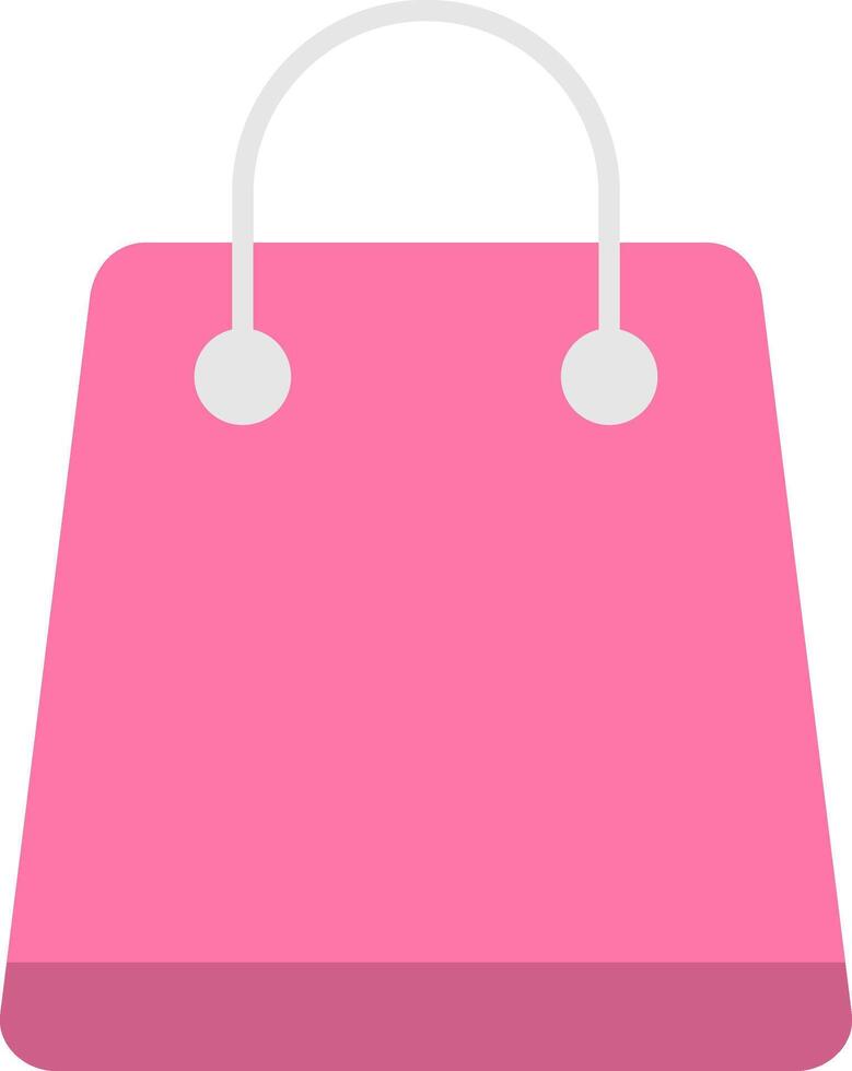Shopping Bag Flat Icon vector
