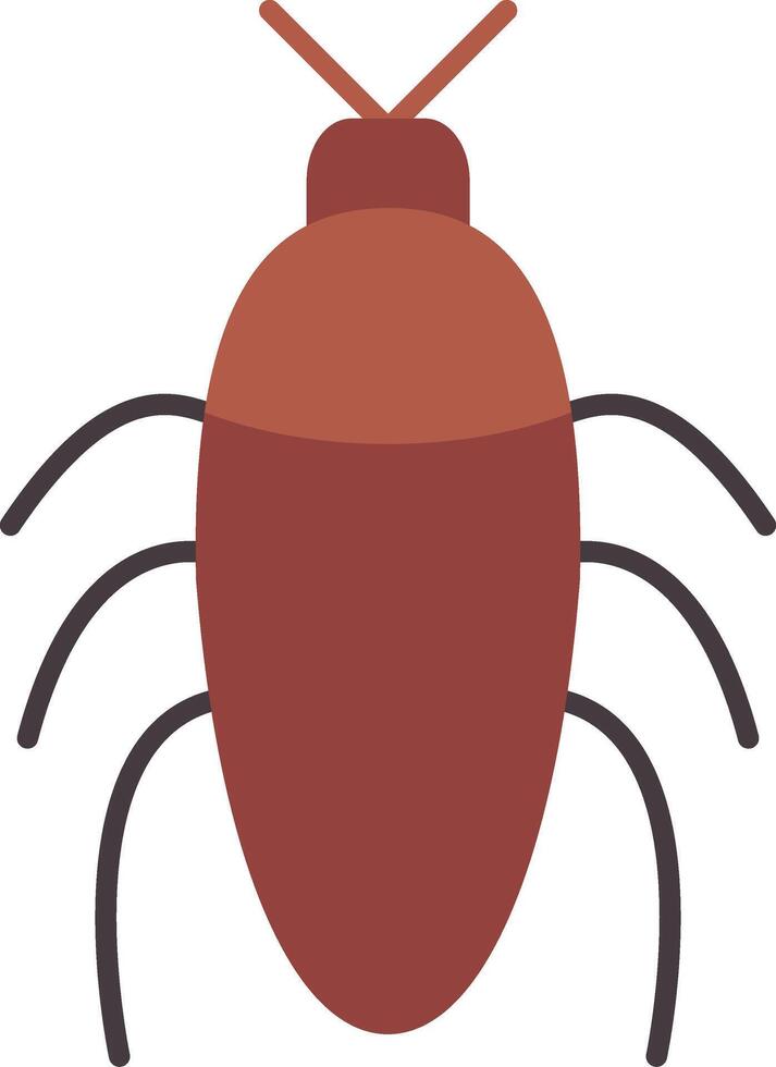 insecto plano icono vector