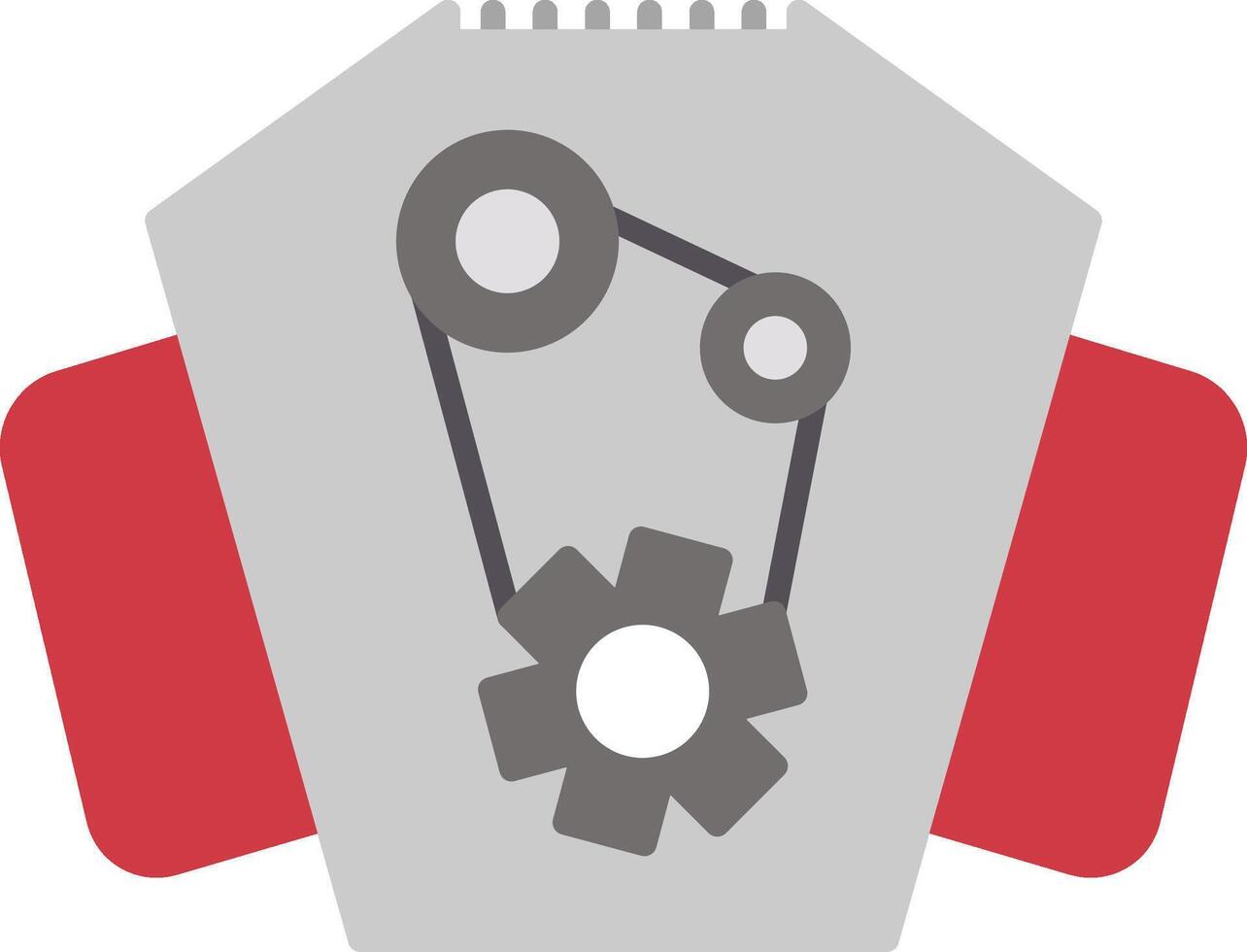 Engine Flat Icon vector