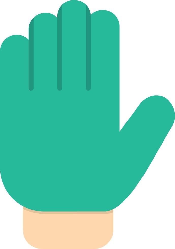 Gloves Flat Icon vector