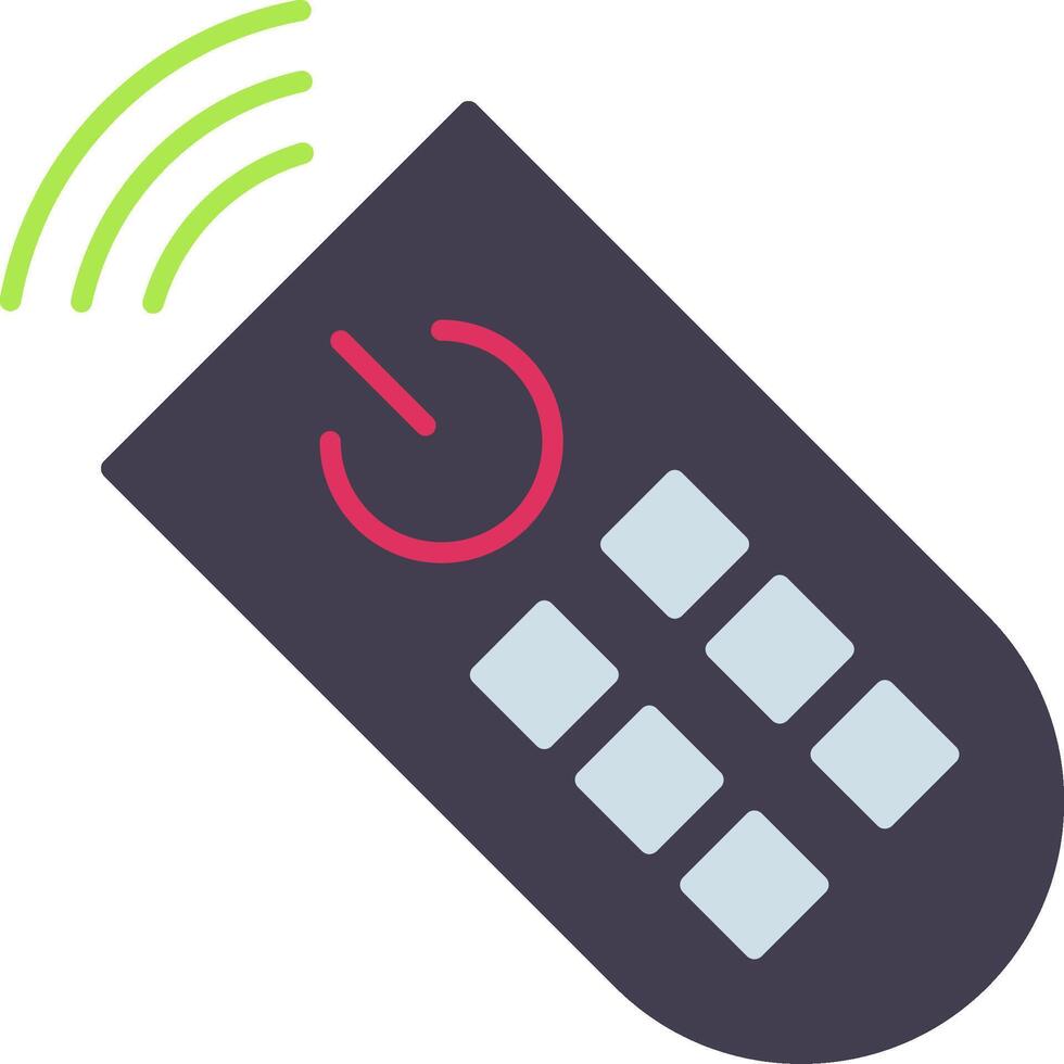 Remote Control Flat Icon vector