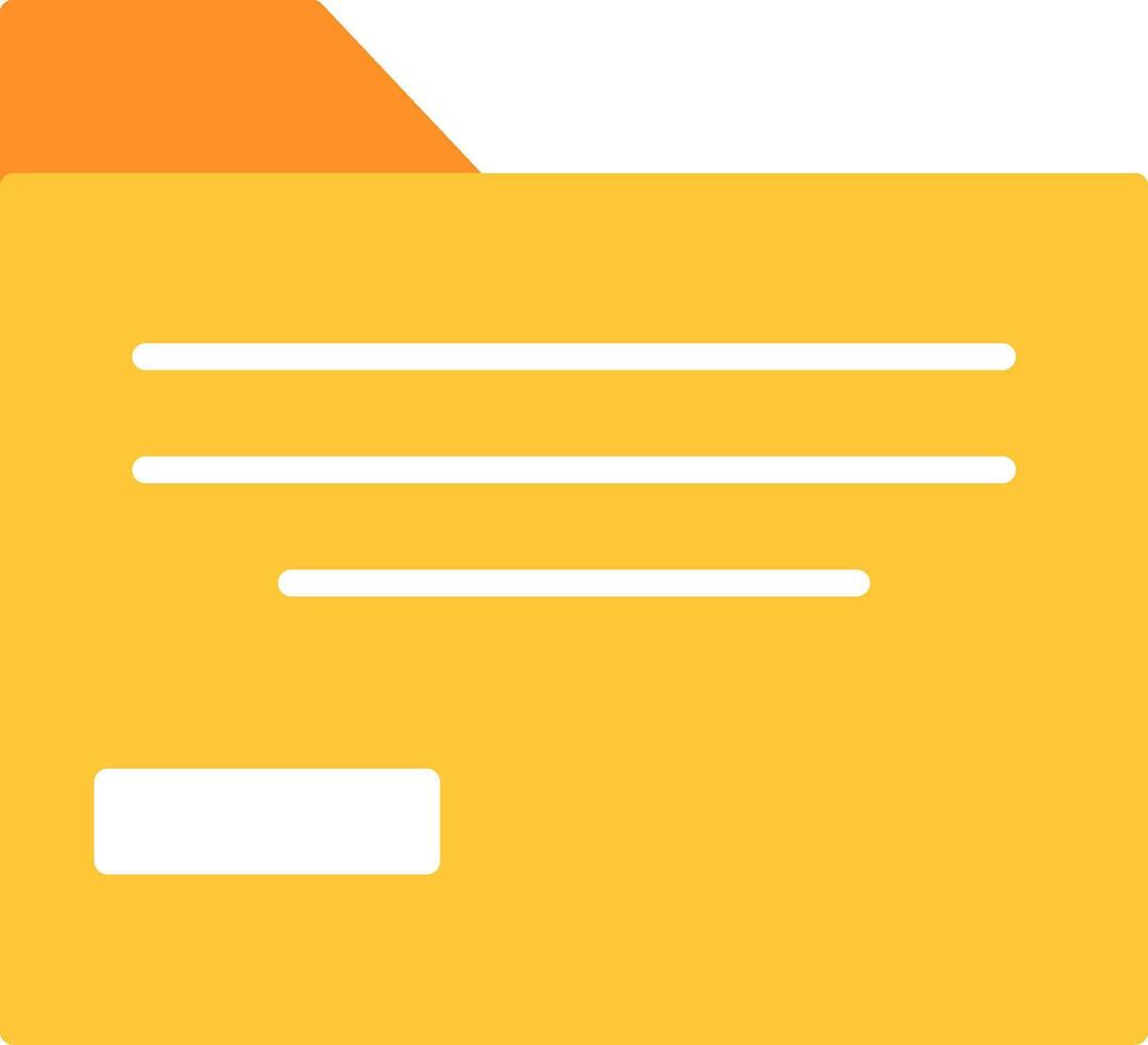 Folder Flat Icon vector