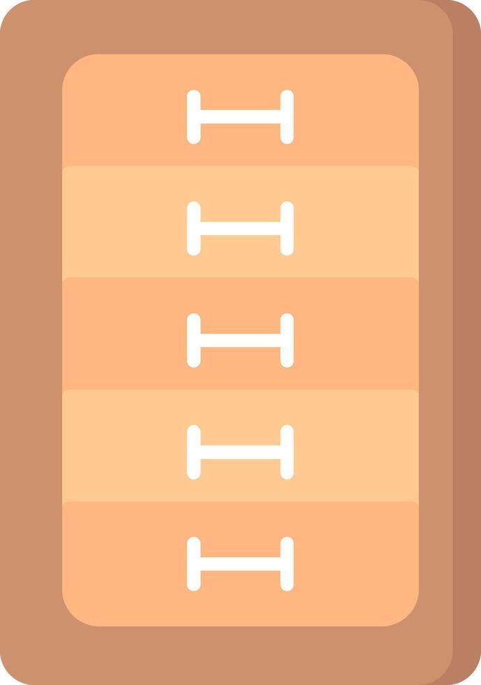 Cabinet Drawer Flat Icon vector