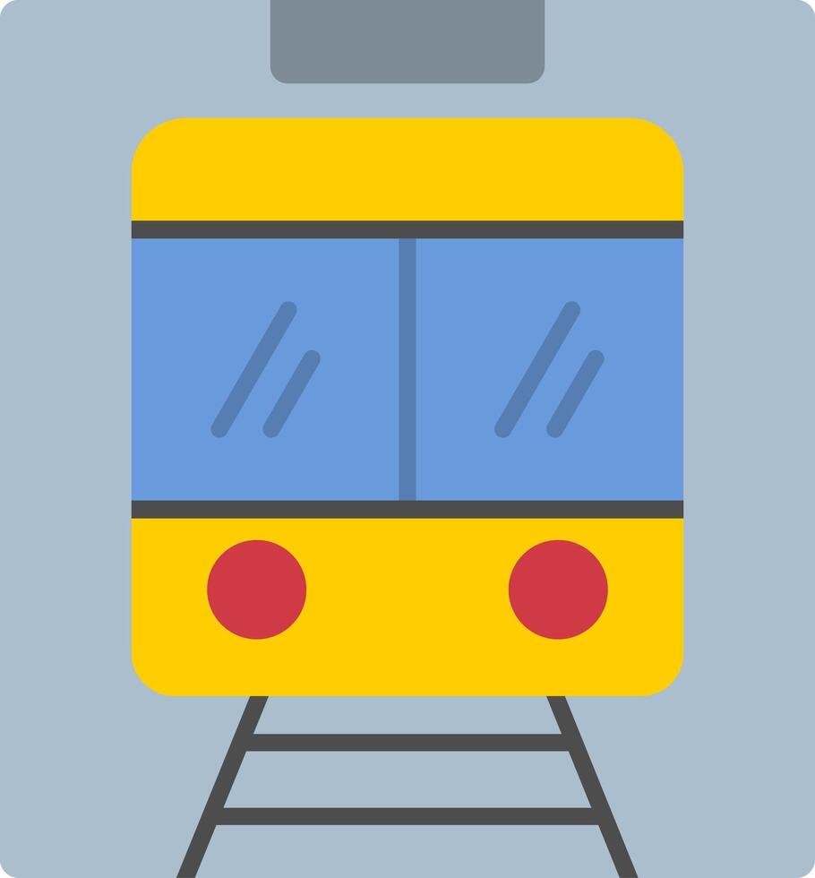 Metro Flat Icon vector