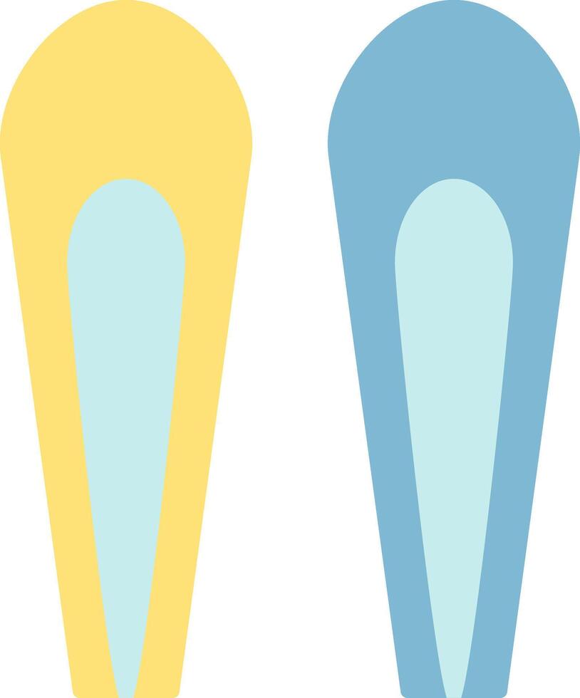 Hair Pin Flat Icon vector