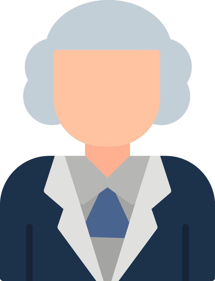 Judge Flat Icon vector