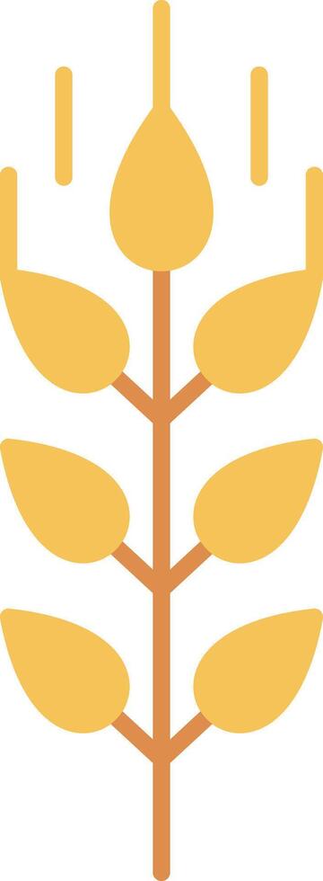 Wheat Flat Icon vector