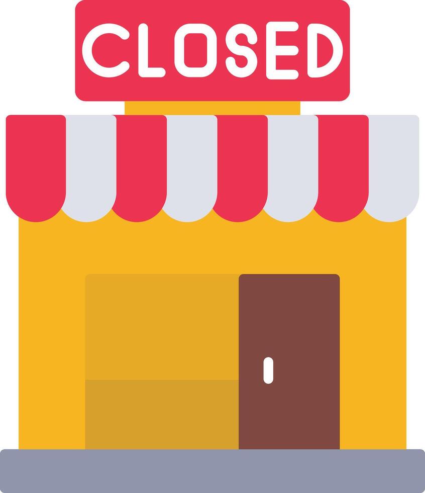 Close Flat Icon vector