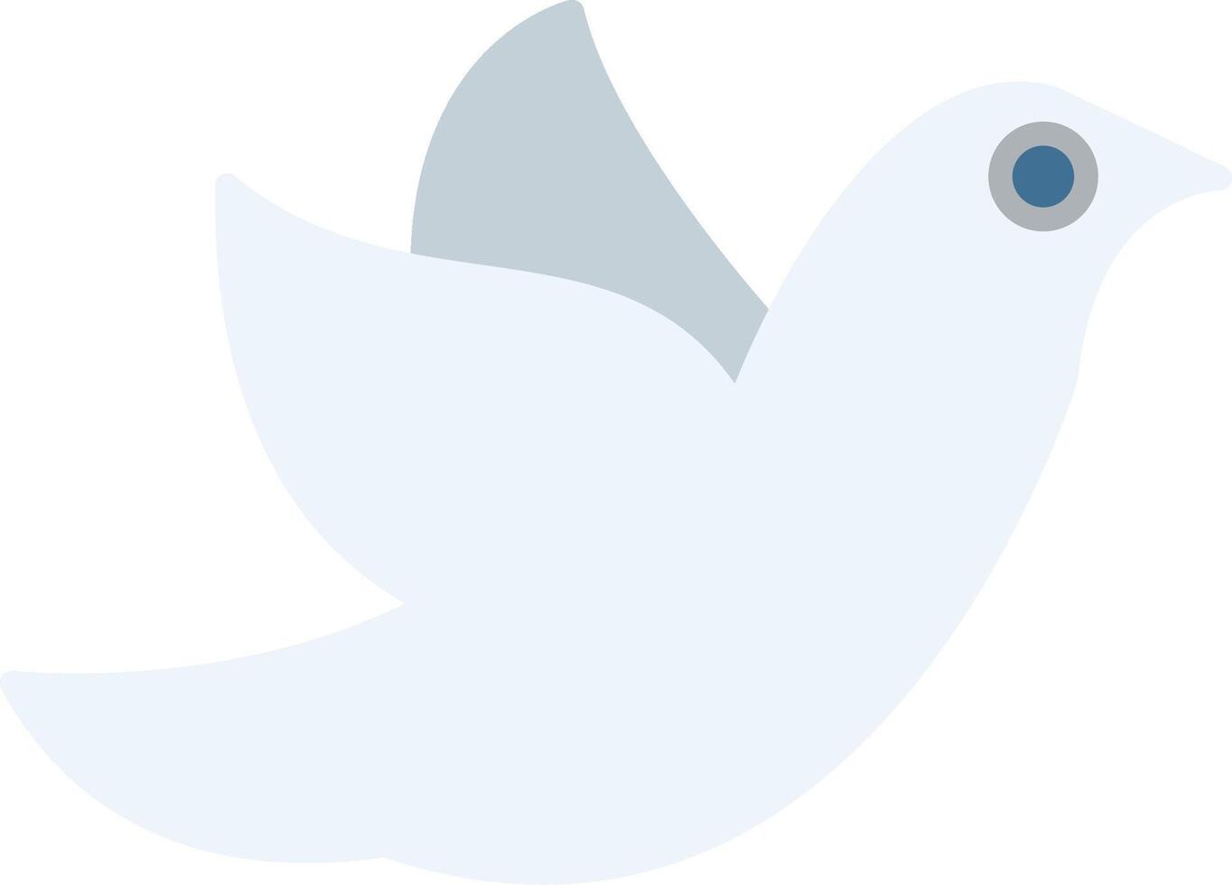 Dove Flat Icon vector
