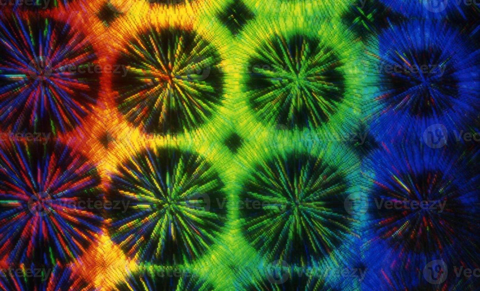 a colorful tie dye pattern on a black background photo