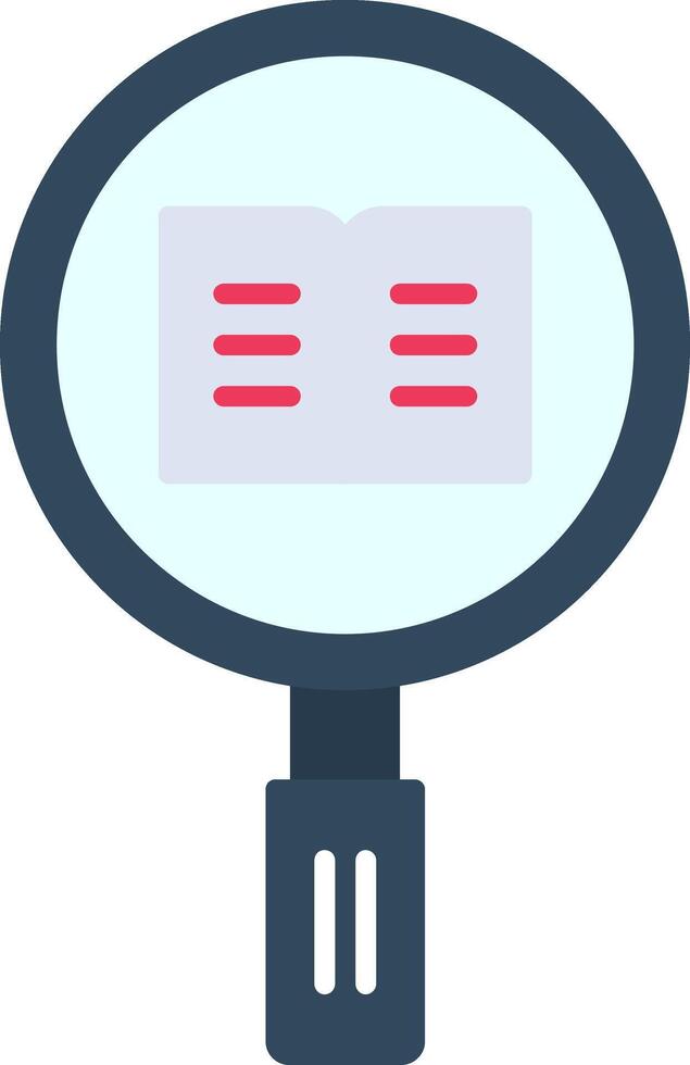 Research Flat Icon vector