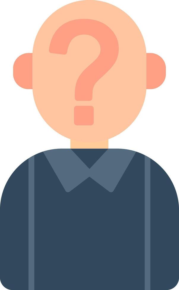 Suspect Flat Icon vector